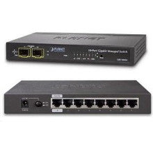 Planet GSD-1002M 8-Port 10/100/1000Mbps + 2-Port 100/1000X SFP Managed Desktop Switch