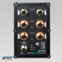 Planet IGS-604HPT-M12 Industrial IP67 Rated 4-Port PoE Managed Ethernet Switch