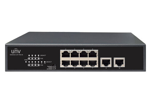 Uniview NSW2010-10T-PoE-IN Ethernet 8 Port PoE Switch
