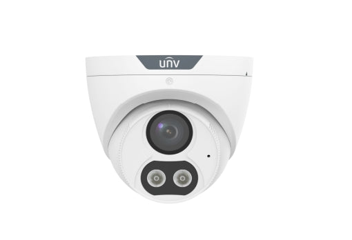 Uniview IPC3618SR-ADF28KMC-DL-H 8MP Dual Light Fixed Turret, 2.8mm, Built-in Mic & Speaker