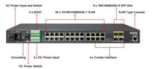 Planet IGSW-24040T Industrial 24-Port Gigabit with 4-Port Shared SFP Managed Gigabit Switch