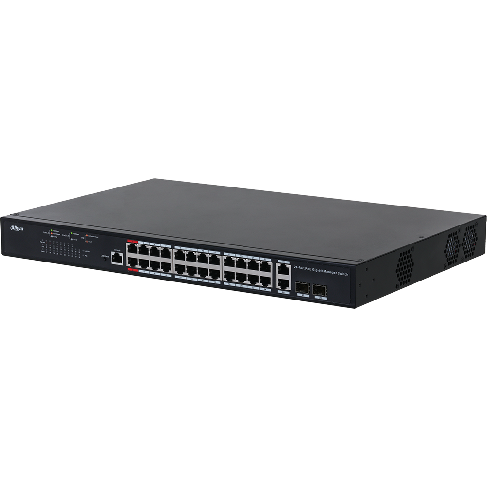 Dahua DH-PFS4226-24GT-370 24-port Managed PoE Gigabit Ethernet Switch