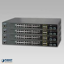 Planet SGS-5220-24T2X L2+ 24-Port 10/100/1000T + 4-Port Shared SFP + 2-Port 10G SFP+ Managed Stackable Switch