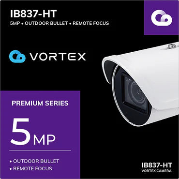 Vivotek IB837-HT 5MP 50M IR Outdoor H.265 WDR Pro Bullet, VORTEX Premium
