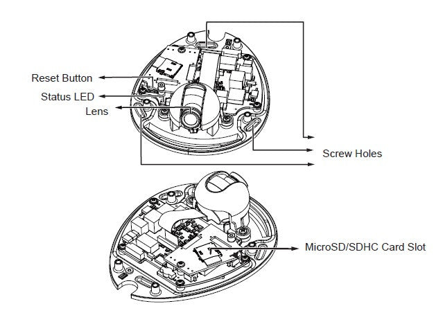 Vivotek MD8563-EH 2MP M12 PoE Mobile Dome Network Camera