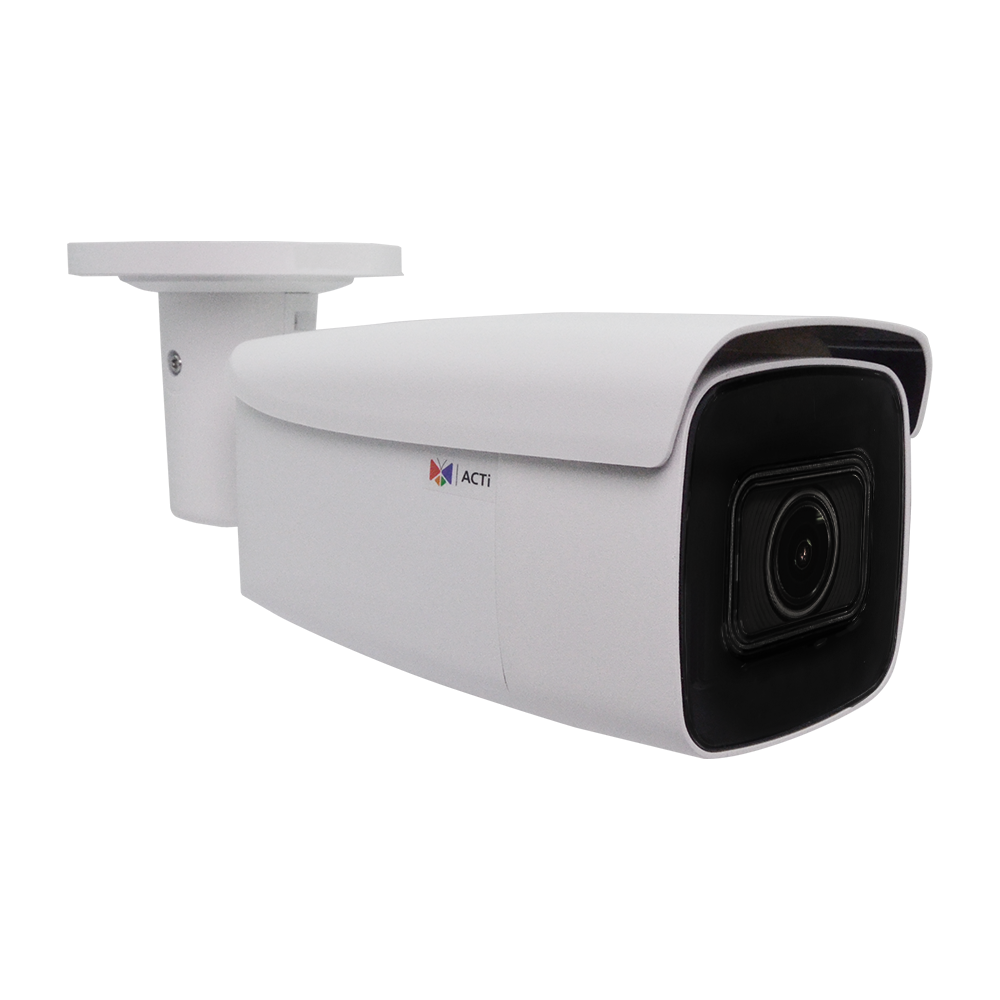 ACTi A422 4MP Deep Learning AI 5x Zoom Bullet with IR LED 85m, WDR 150dB