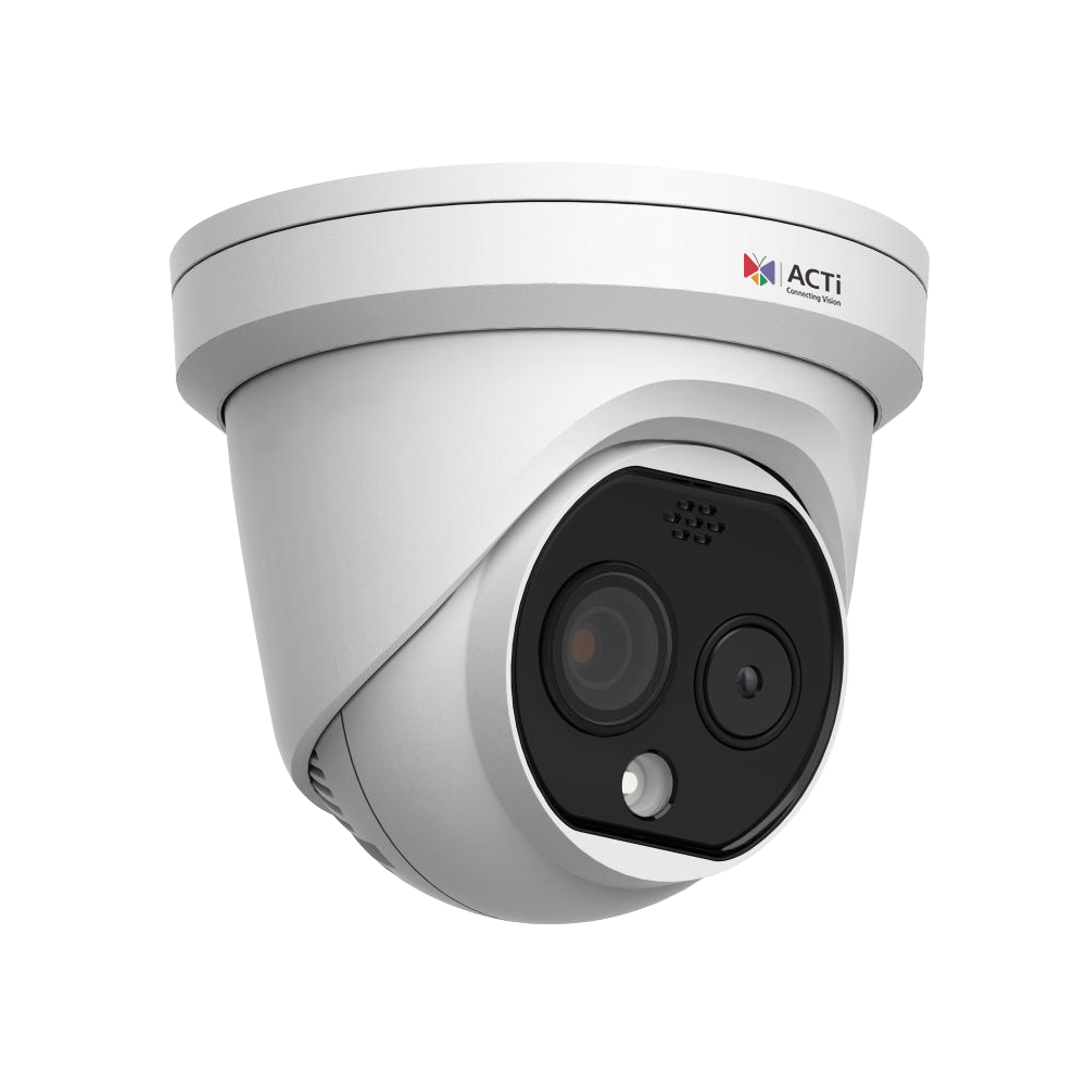 ACTi A570 4MP f2.1mm Outdoor Thermal Turret with IR LED 15m, White LED 30m