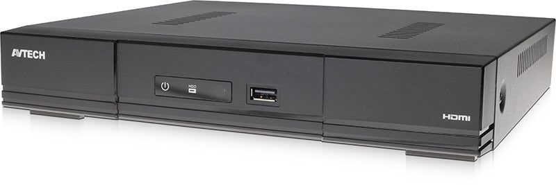 AVTECH AVH1109AX - 9 Channel with 8 POE Ports Push Video NVR w/ 6 TB preinstalled