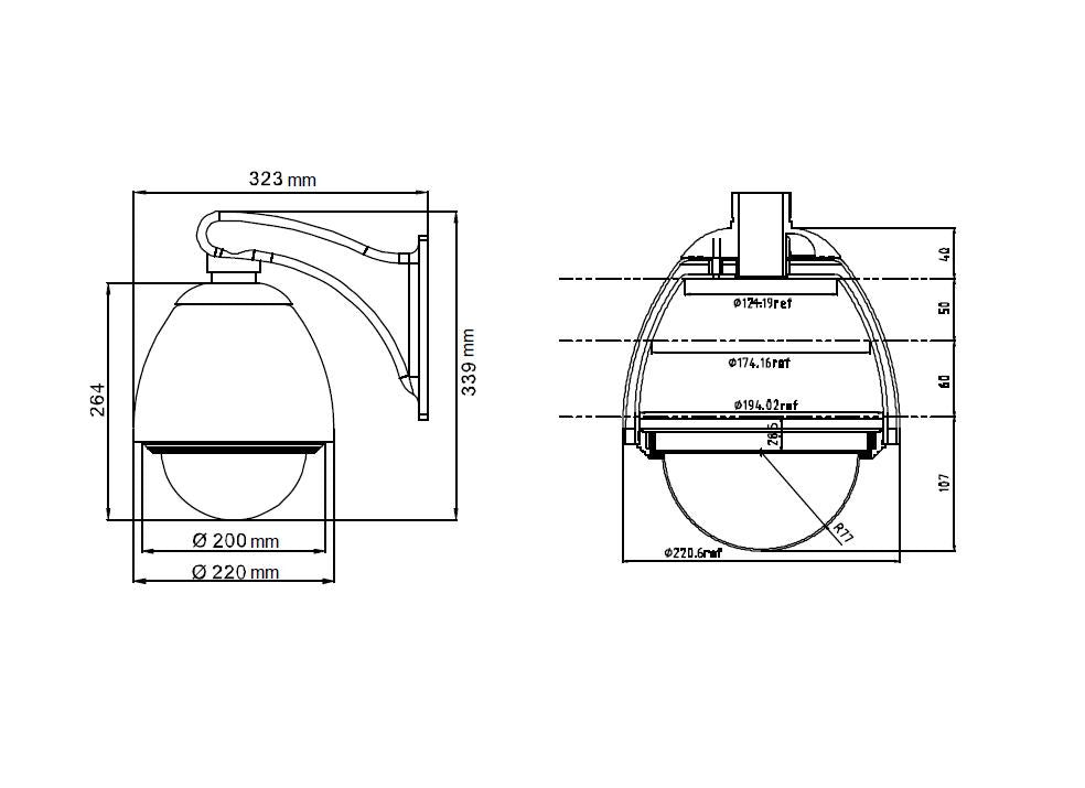 AVTECH AVN284A Widen Outdoor Monitoring PTZ Network Camera