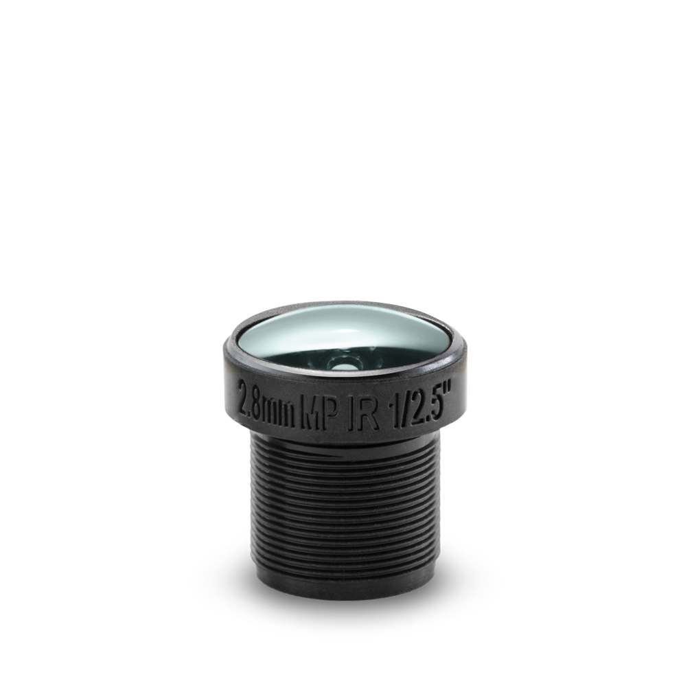 Arecont Vision MPM2.8A 2.8mm, 1/2.5", F1.8 M12-mount; Fixed iris, IR CORRECTED, Mega Serie