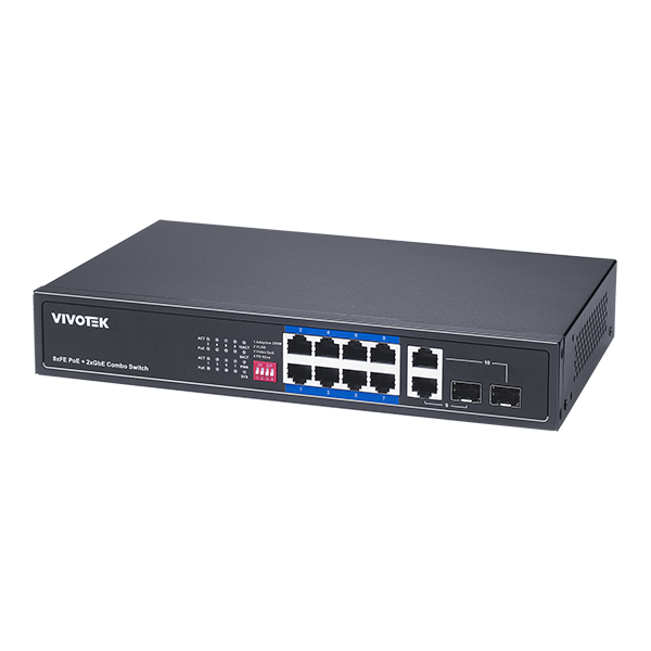 Vivotek AW-FGT-100P-110 10 Ports Unmanaged PoE Switch