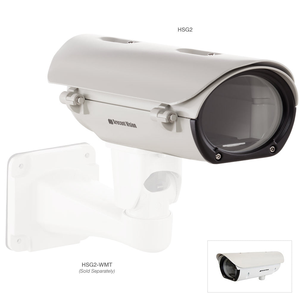 Arecont Vision HSG2 Outdoor IP67 PoE housing for MegaVideo® cameras, 15", sunshield, dual fan