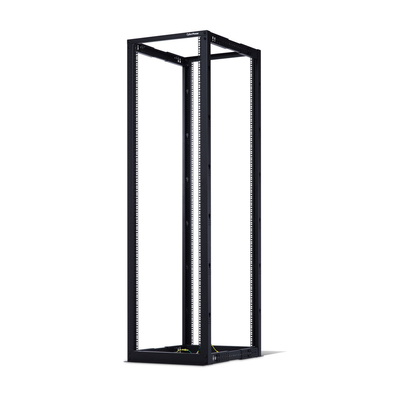 CyberPower CR45U40001 45U 19" 4-post Open Frame Rack, 600mm wide, 22"-40" depth adjustable