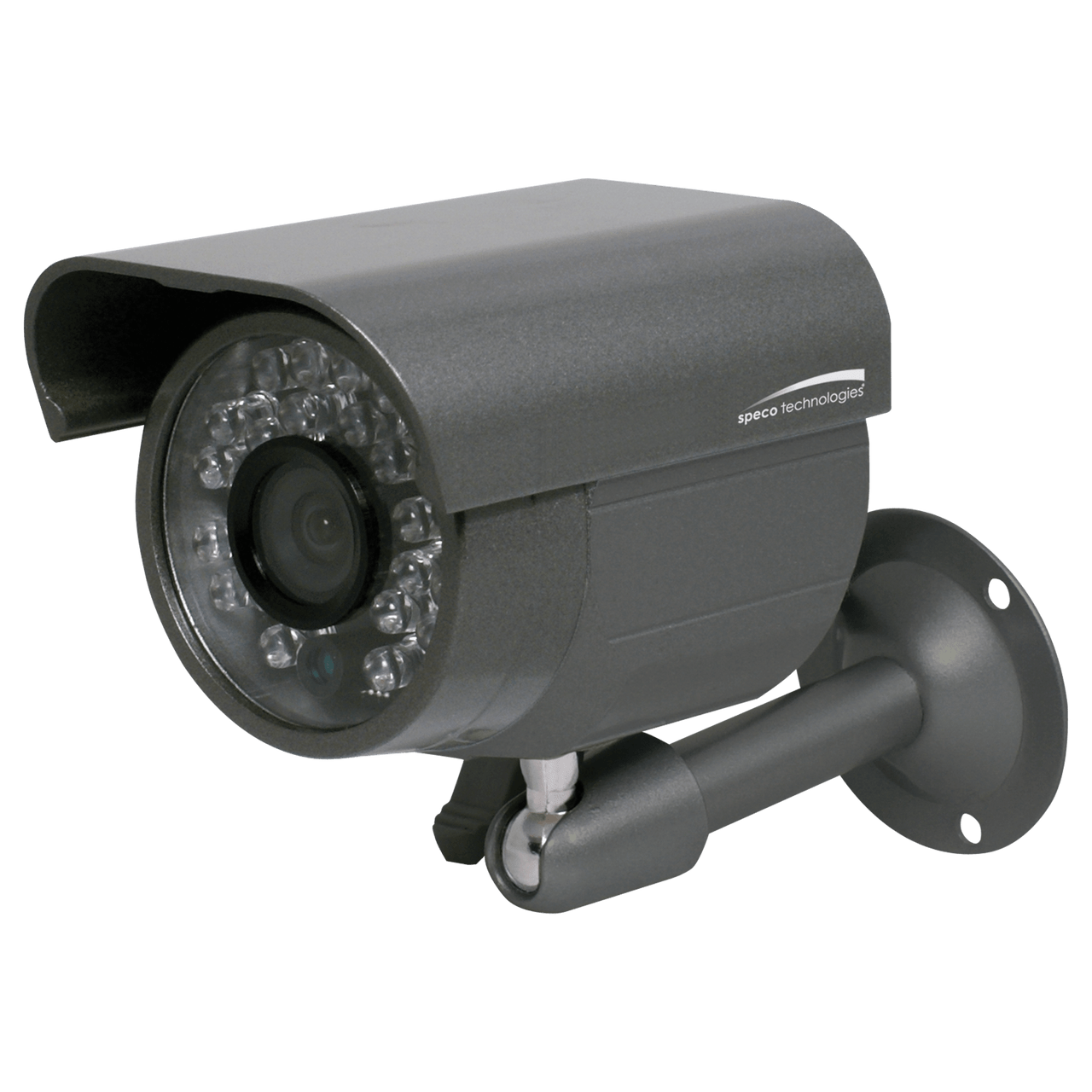 Speco Technologies SPE-CVC617T 2MP HD-TVI IR Bullet Camera, 3.6mm fixed lens, Grey Housing, TAA