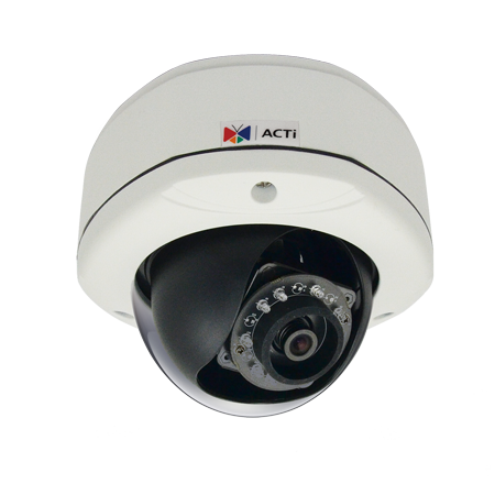 ACTi D72A 3MP Day/Night IR Outdoor Fixed Dome Network Camera