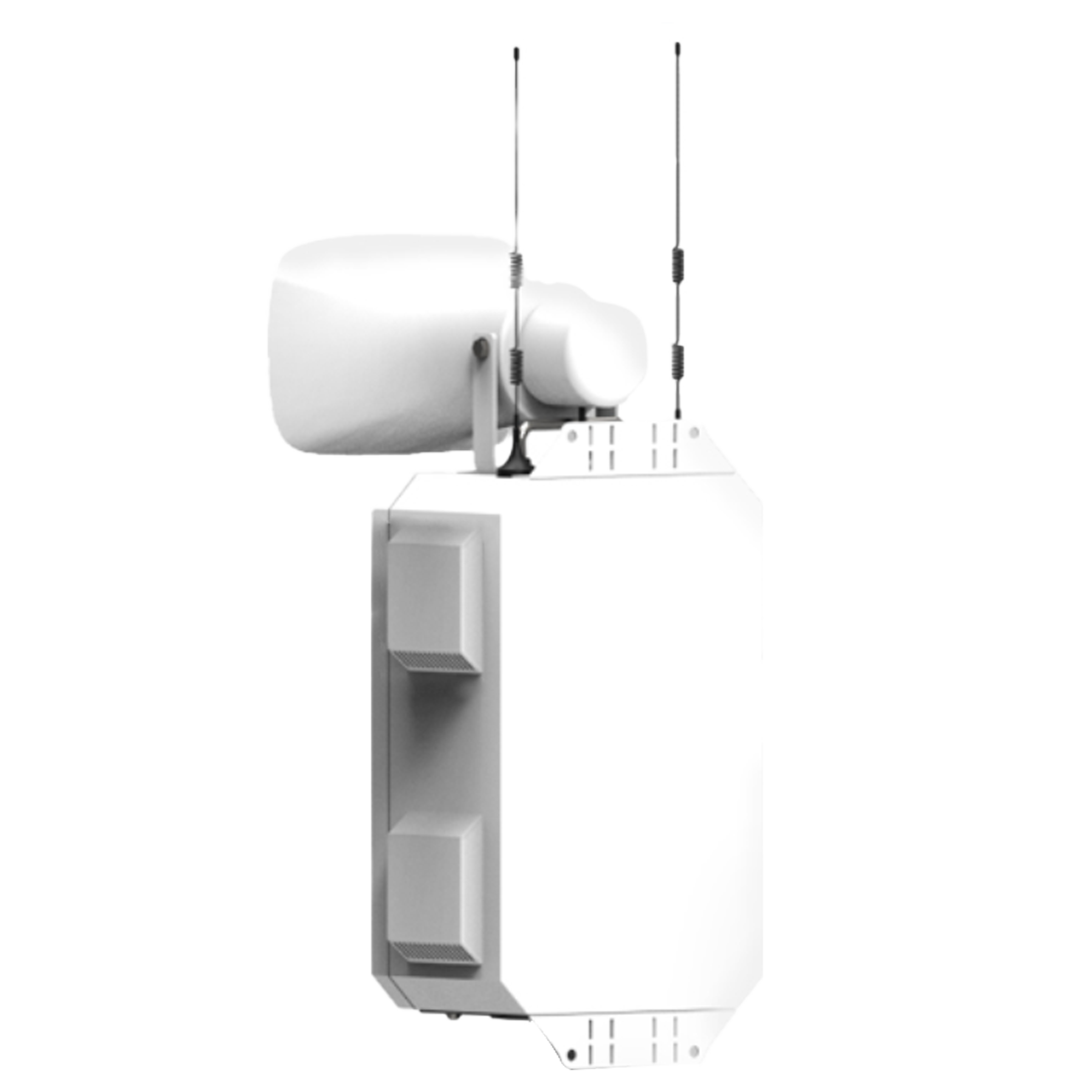 Speco Technologies DD3KIT Outdoor Digital Deterrent Alert Box for PTZ with Integrated Router, built in Strobe and Audio/Video Warning