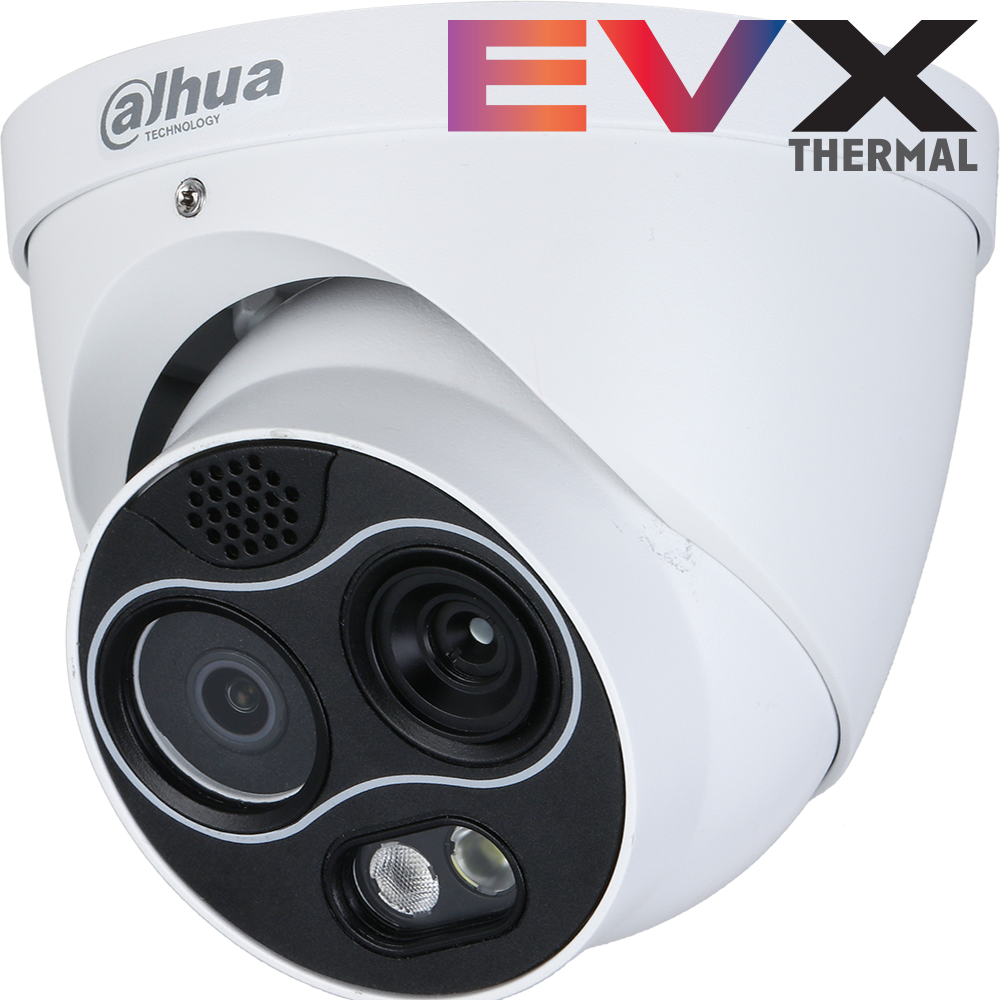 Dahua DHI-TPC-DF1241-TB7F8-S2 EVX Thermal Network Mini Hybrid Temperature Measurement Eyeball Camera