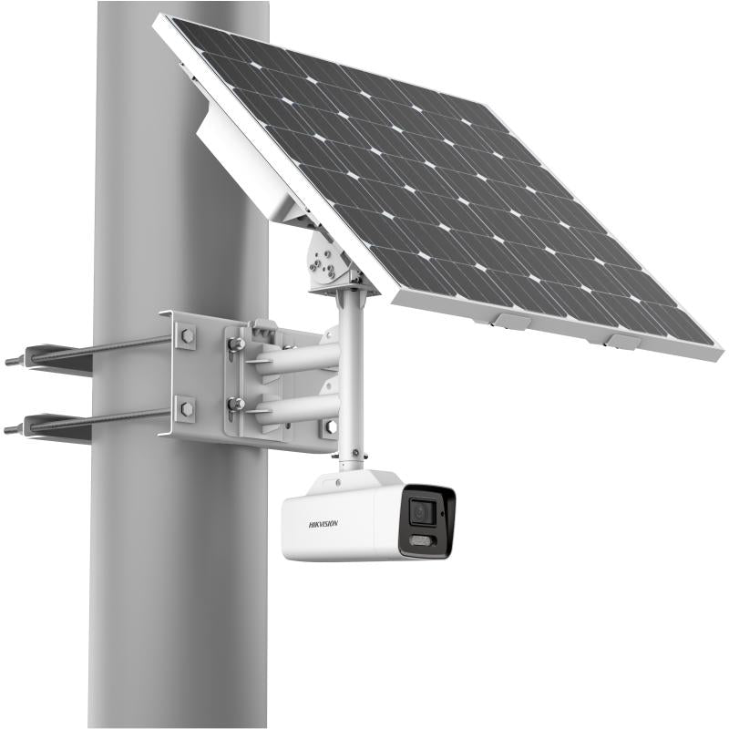 Hikvision DS-2XS6A87G1-LS/C36S80 2.8mm 8MP ColorVu Fixed Bullet Solar Power Wireless Network Camera Kit