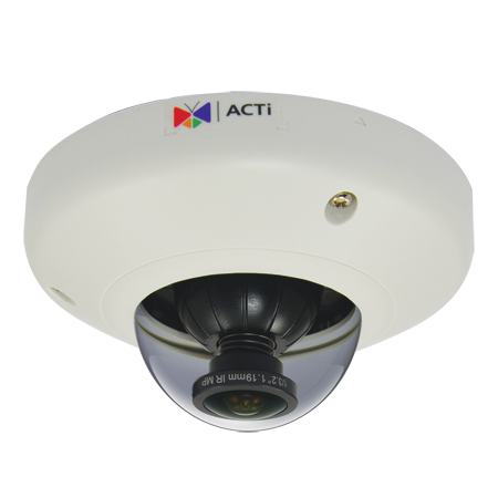 ACTi E96 5 Megapixel Indoor Mini Fisheye Dome Network Camera