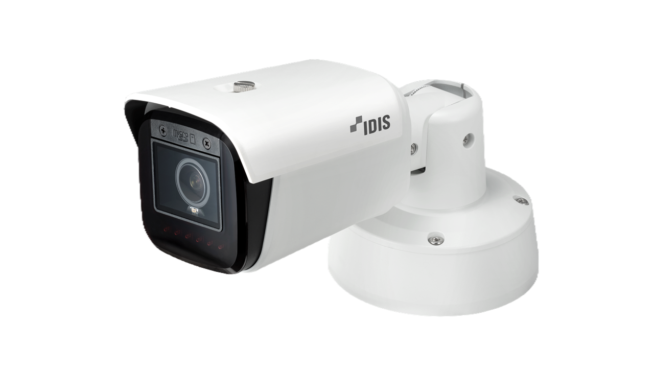 IDIS DC-T6631WRA H.265 6M Edge Plus AI Bullet Camera (LightMaster NIR) 4.3 ~ 9.8mm, IR (6ea) 60m / 196.9 ft, FIPS 140-3 Level 3, PoE IEEE 802.3af(Class 3)
