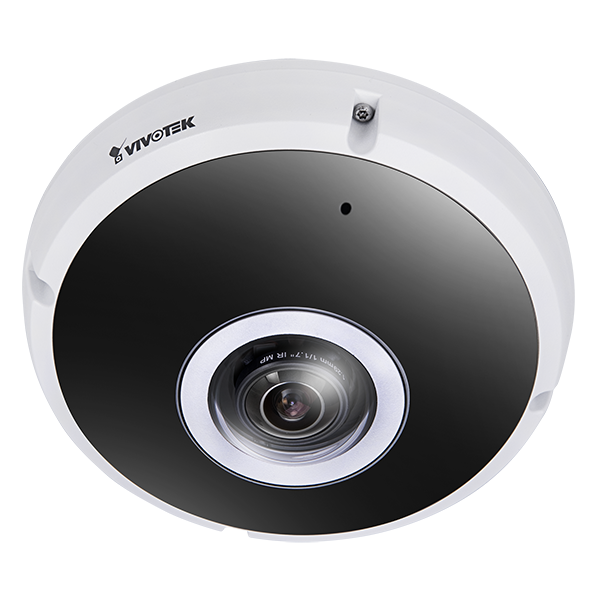 Vivotek FE9391-EV-V2-M12(M) Mobile M12 12MP AI Fisheye Camera 20M IR Outdoor WDR Pro