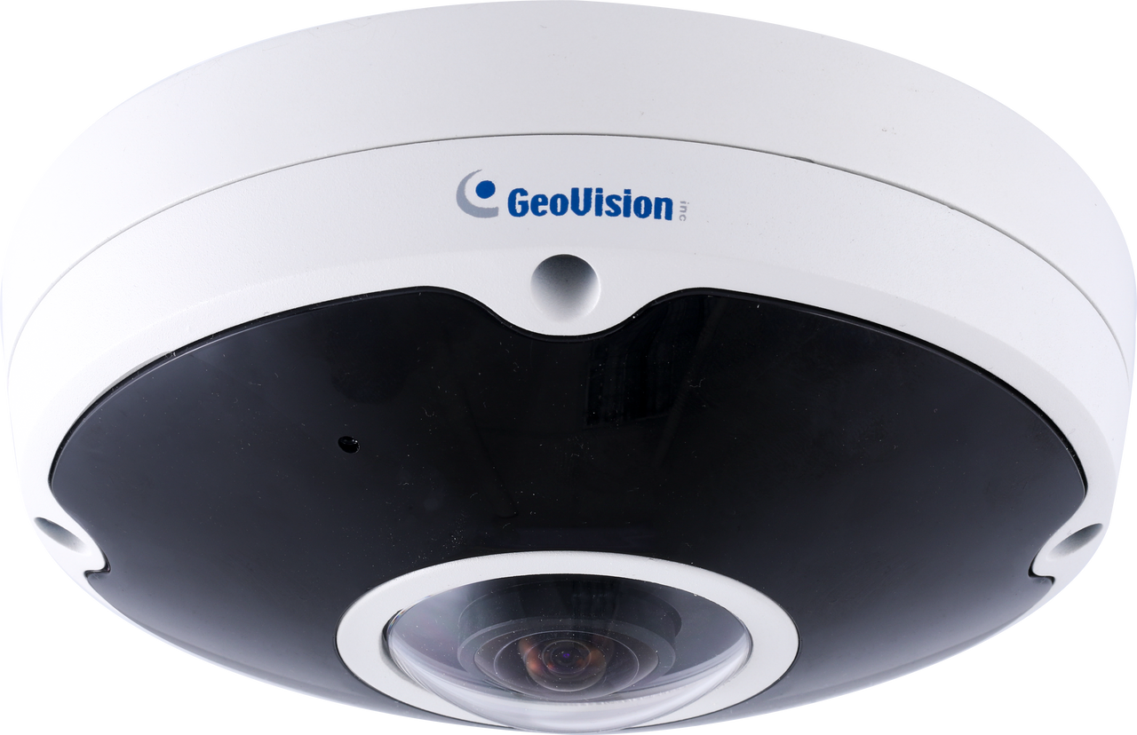 Geovision GV-FER12700 12MP H.265 Low Lux WDR IR Fisheye Rugged IP Camera