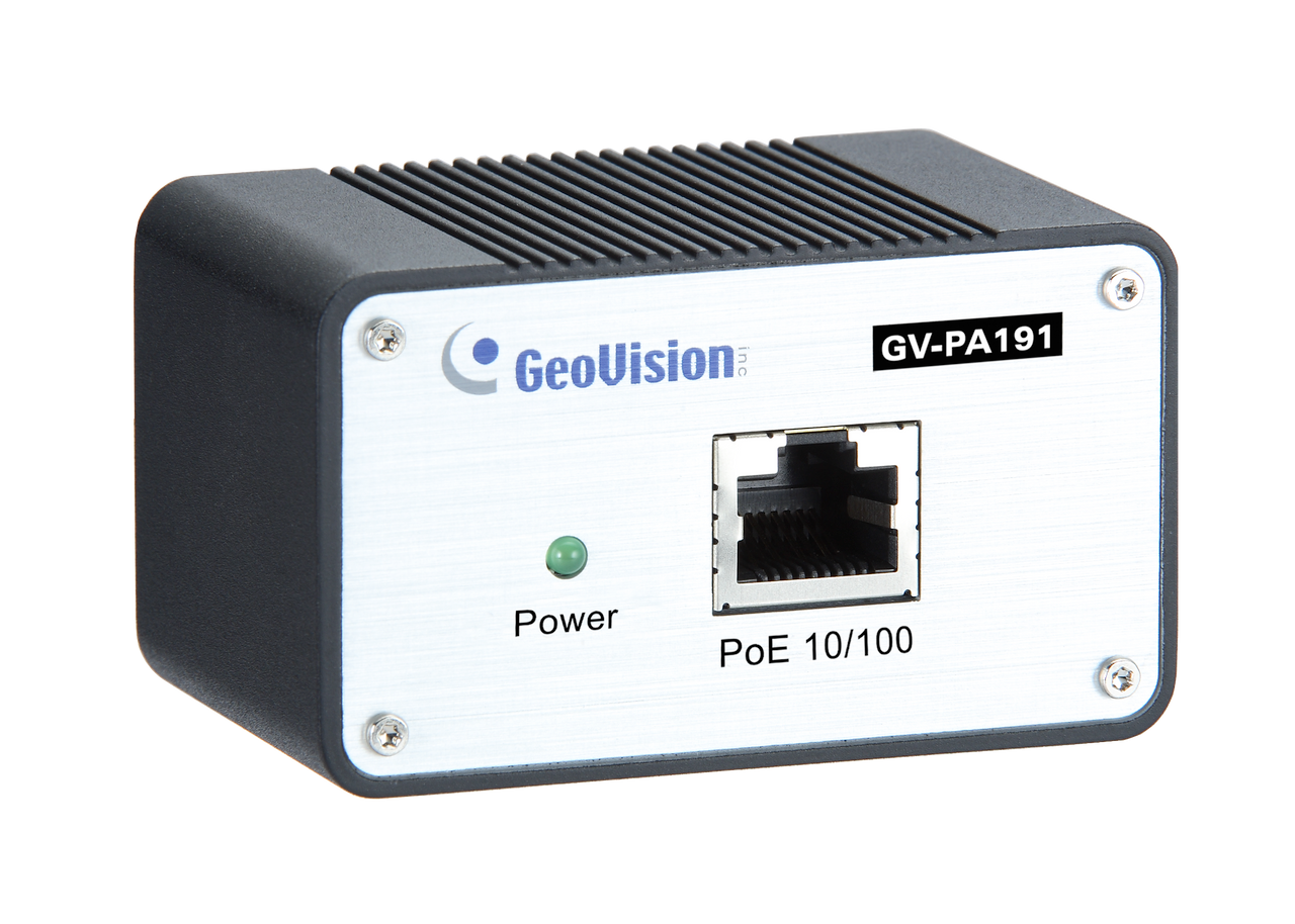 Geovision GV-PA191 GV-PA191 POE Adaptor (PoE Injector/Single IP camera only. For clients who do not have PoE switch/router)
