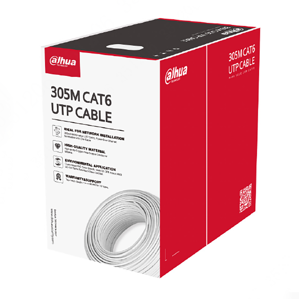 Dahua DH-PFM920I-6U-ER CAT6 UTP CMR Cable