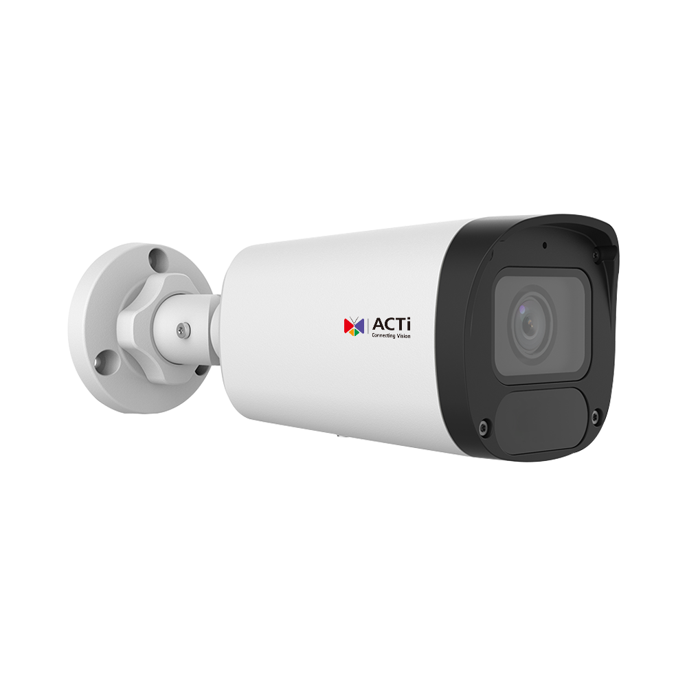 ACTi K42 4MP Deep Learning AI 4.3x Zoom Bullet with IR LED 60m, WDR 130dB