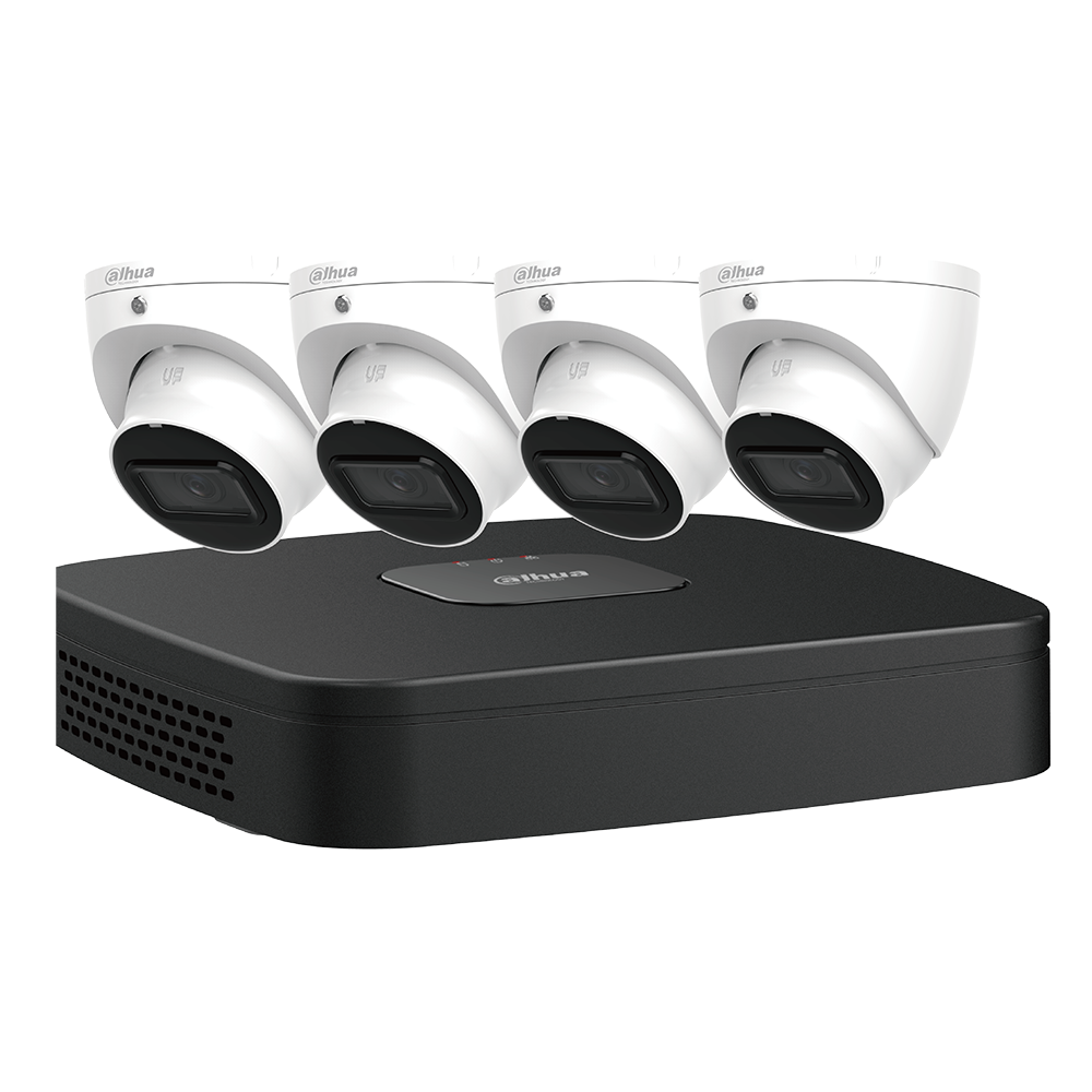Dahua N444L42A 4MP IP E-VU Security System (4 Cameras)
