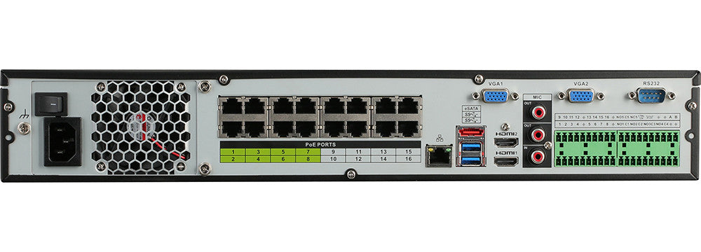 Dahua N54B3P20 ePoE NVR 16CH ePoE 4K 4SATA 1.5U 20TB