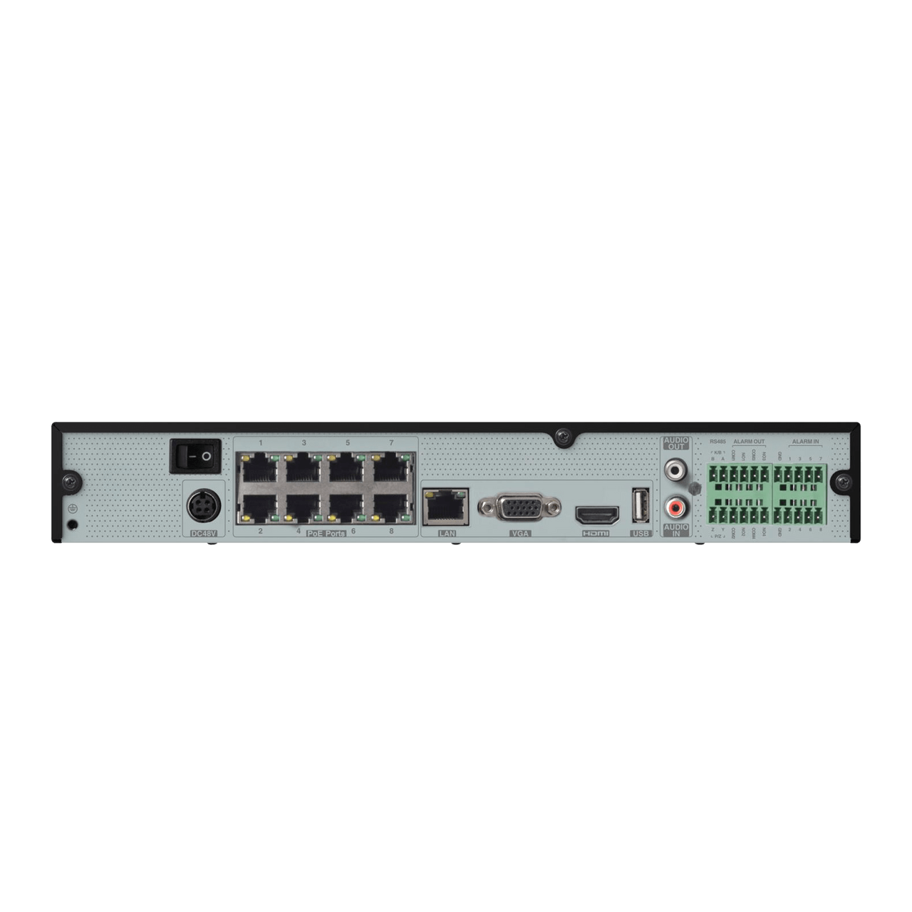 Speco Technologies N8NRE4TB 8 Channel Facial Recognition Recorder with Smart Analytics- 4TB