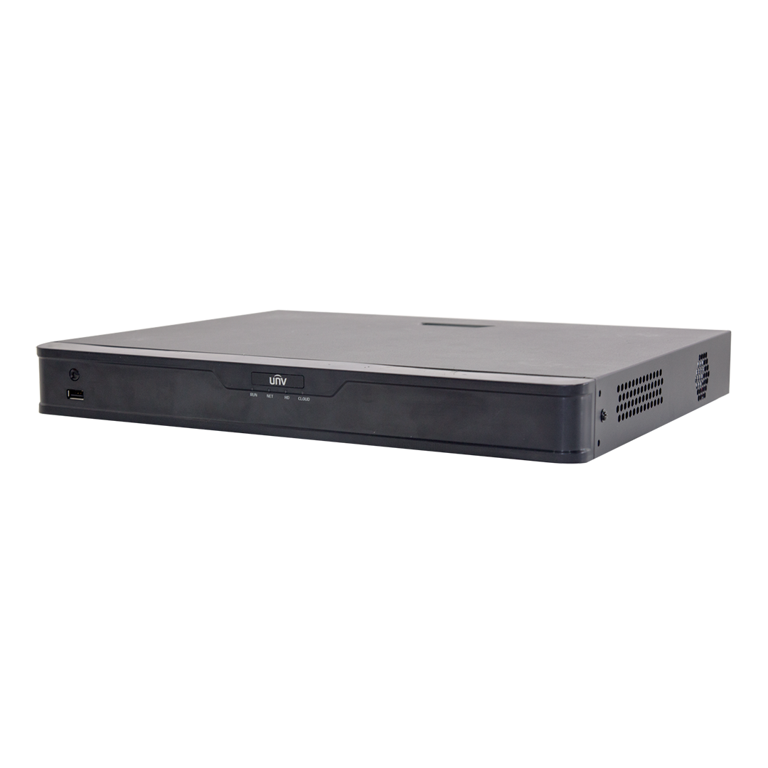 Uniview NVR302-08E-P8-B 8 Channel NVR, 8 PoE, Ultra265, H.265, H.264, ONVIF Profile S