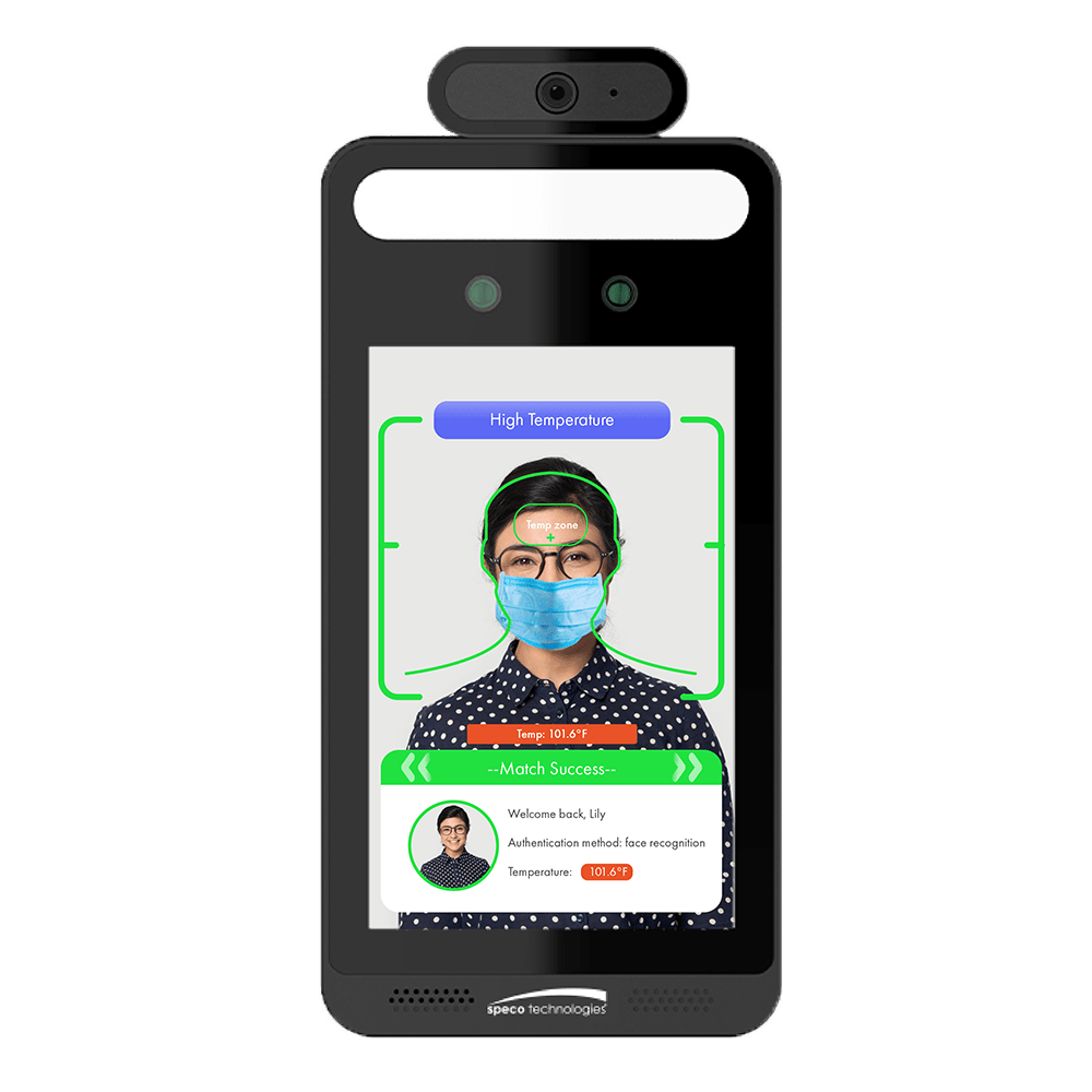 Speco Technologies SPE-O2TML 2MP Temperature Reading Panel with Face and Mask Recognition (SPE-O2TML)