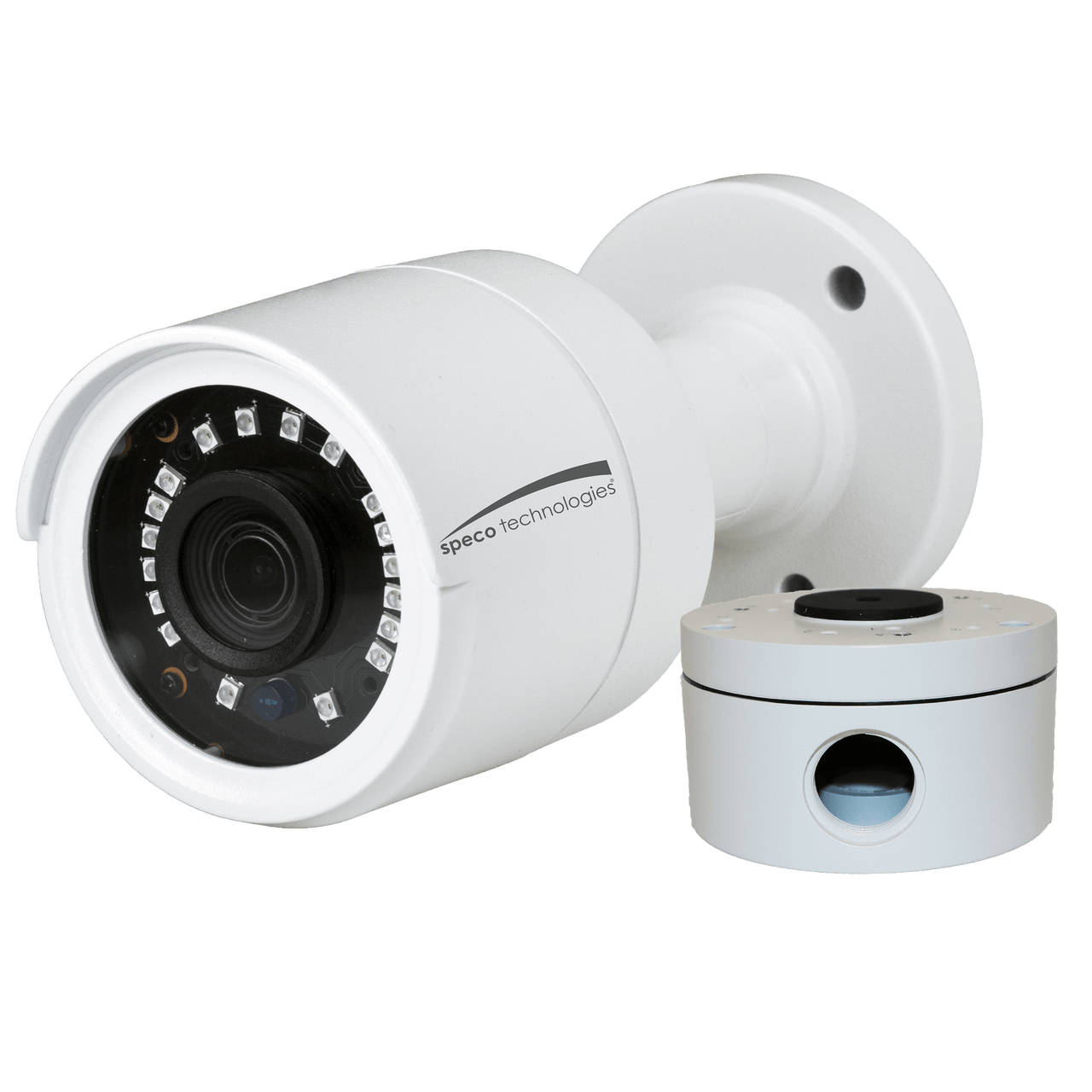 Speco Technologies SPE-O2VLB7 2MP IP Bullet Camera, IR, 2.8mm lens, Included Junc Box,White