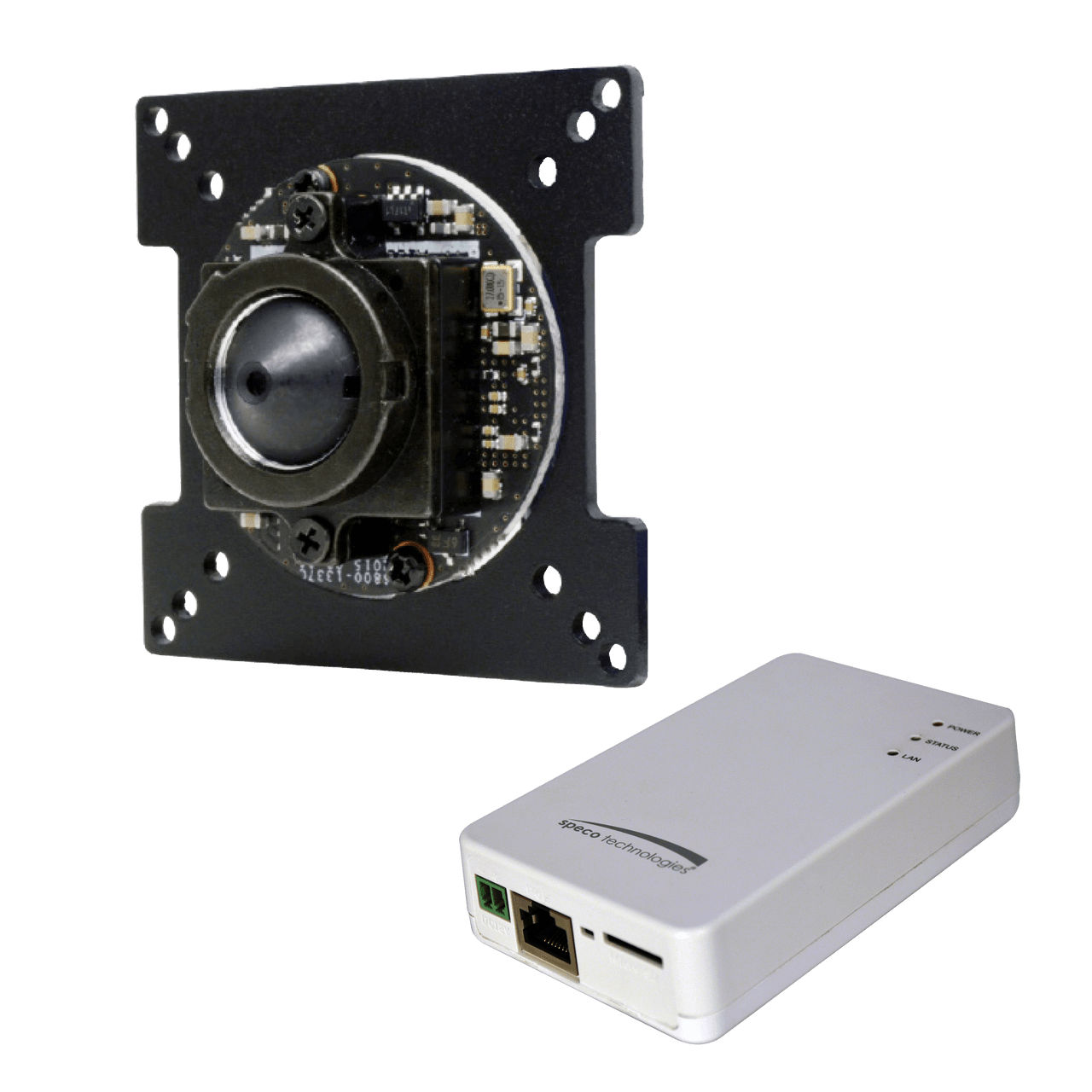 Speco Technologies SPE-O2iBD3 2MP Board IP Camera, 2.9mm fixed and 3.6 pinhole lens, Black, TAA