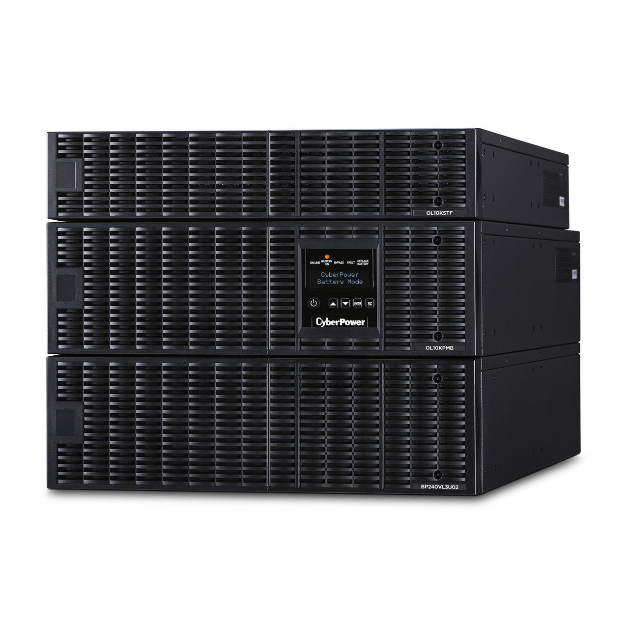 CyberPower OL10KRTMBTF 10KVA/10KW, online double-conversion UPS, PF=1, 8U rack/tower convertible