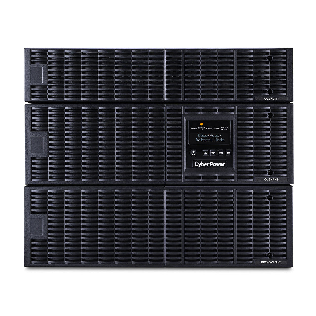 CyberPower OL6KRTMBTF 6KVA/6KW, online double-conversion UPS, PF=1, 8U rack/tower convertible