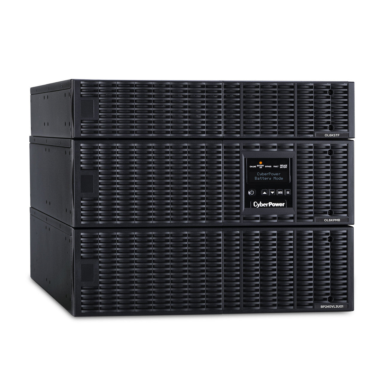 CyberPower OL6KRTMBTF 6KVA/6KW, online double-conversion UPS, PF=1, 8U rack/tower convertible