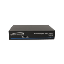 Speco Technologies P4S5G 5-port switch, 4-port PoE Full Gigabit, 802.3 af/at