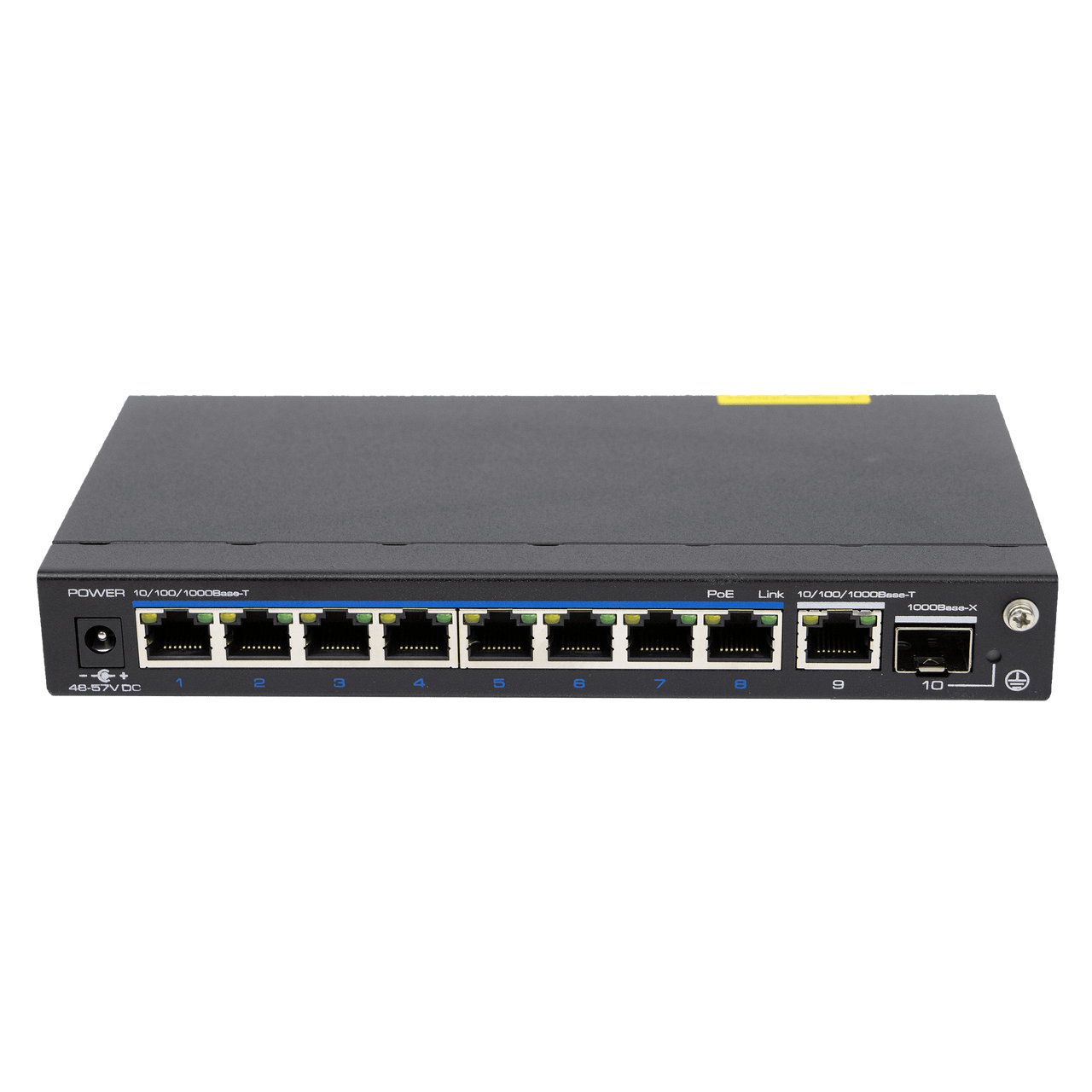 Speco Technologies SPE-P8S9G 9-port switch, 8-port PoE Full Gigabit, 802.3 af/at (SPE-P8S9G)