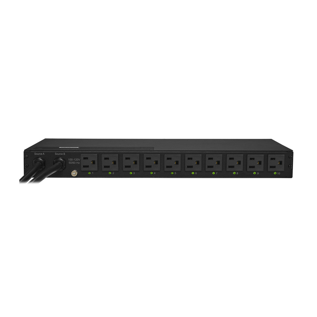 CyberPower PDU15SW10ATNET 15A (Derated to 12A), 100 V - 120 V, 50/60Hz, 2x NEMA 5-15P plugs