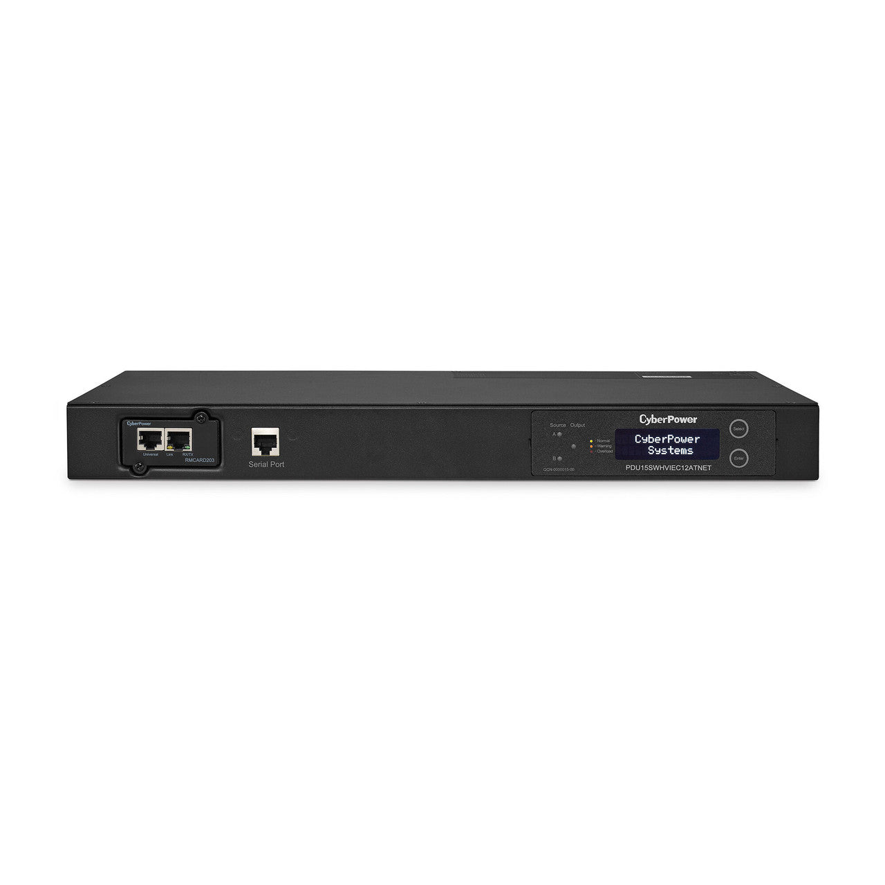 CyberPower PDU15SWHVIEC12ATNET 15A (Derated to 12A), 200 V - 240 V, 50/60Hz, 2x IEC-320 C14 plugs