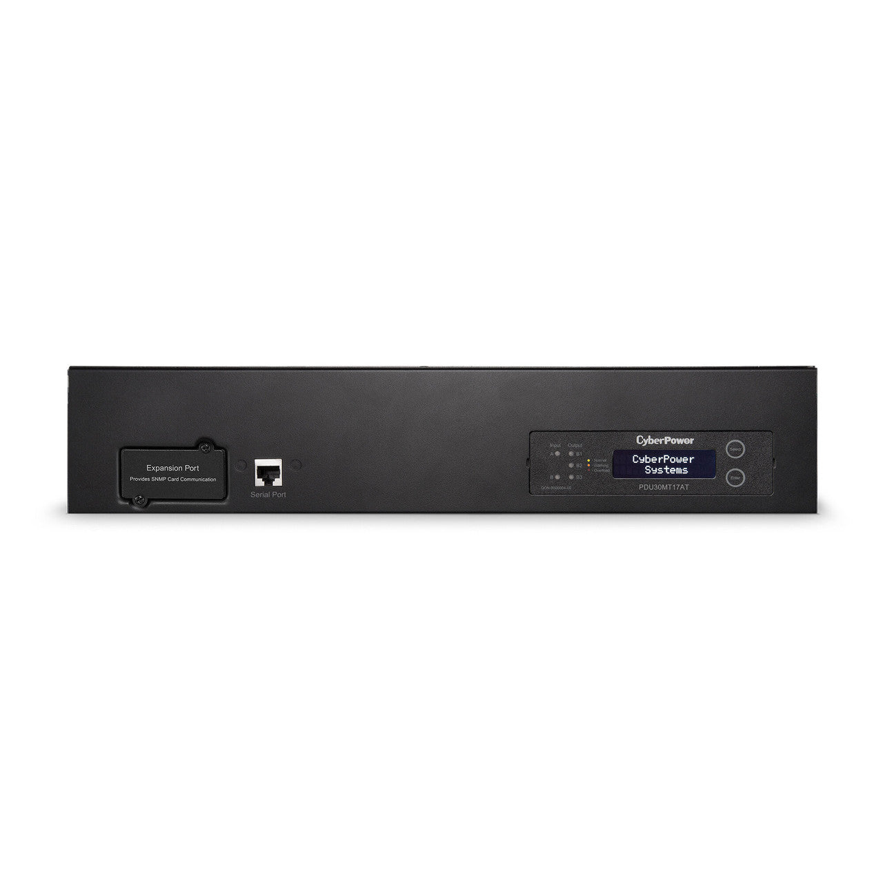 CyberPower PDU30MT17AT 30A (Derated to 24A), 100 - 120 V, 2 x NEMA L5-30P plug, 17 rear