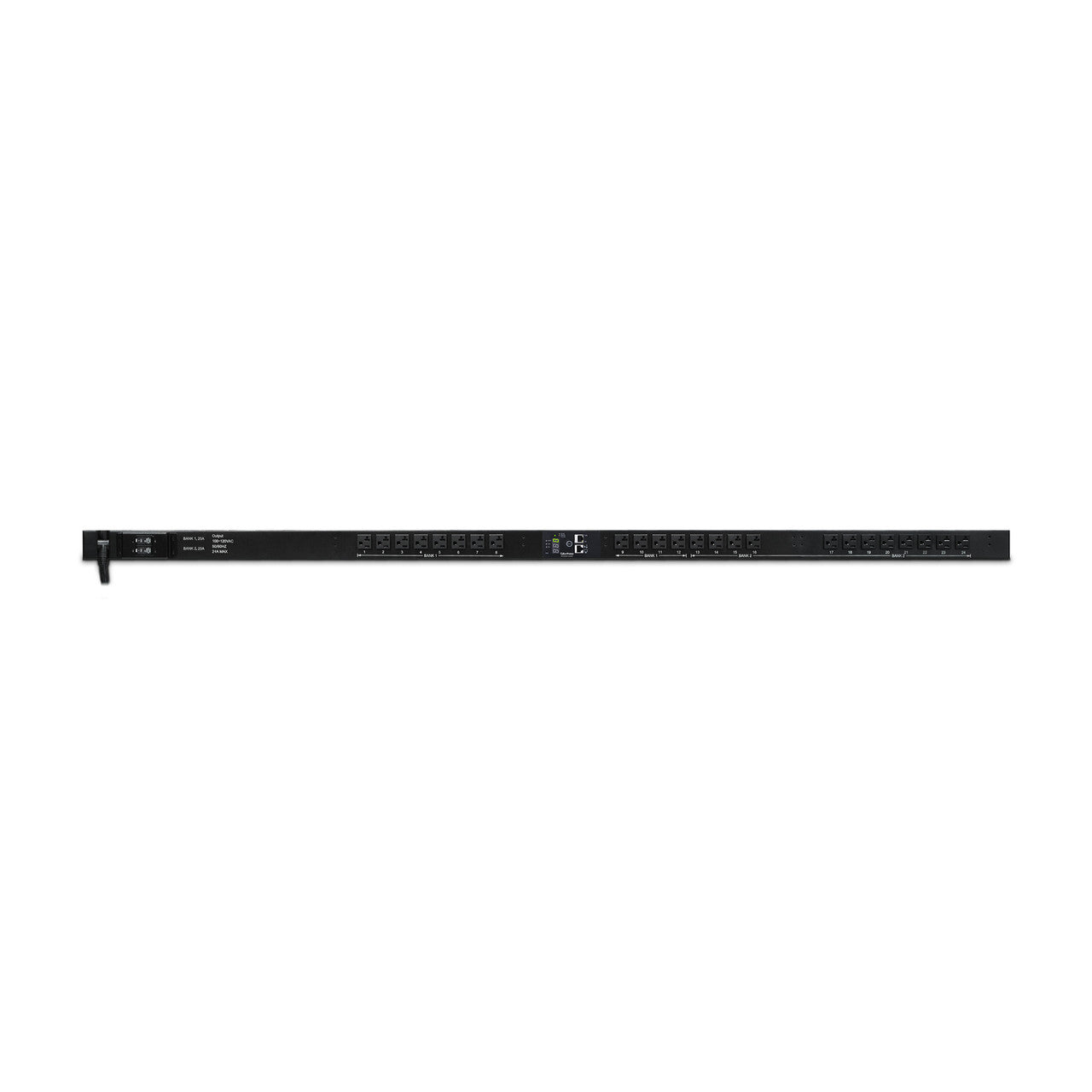 CyberPower PDU30MVT24FNET 30A (Derated to 24A), 100 - 120 V, 50Hz/60Hz, NEMA L5-30P plug