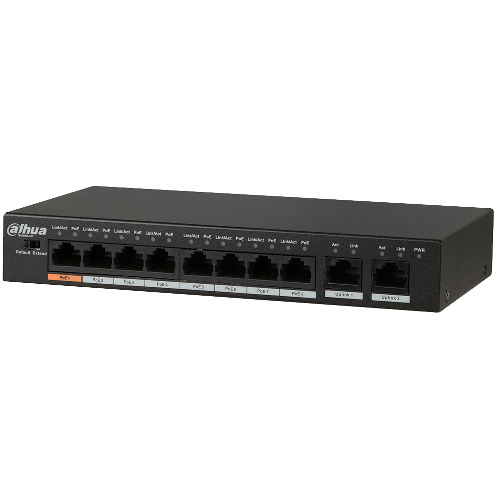 Dahua DH-PFS3010-8ET-96 8-port PoE Ethernet switch 96W
