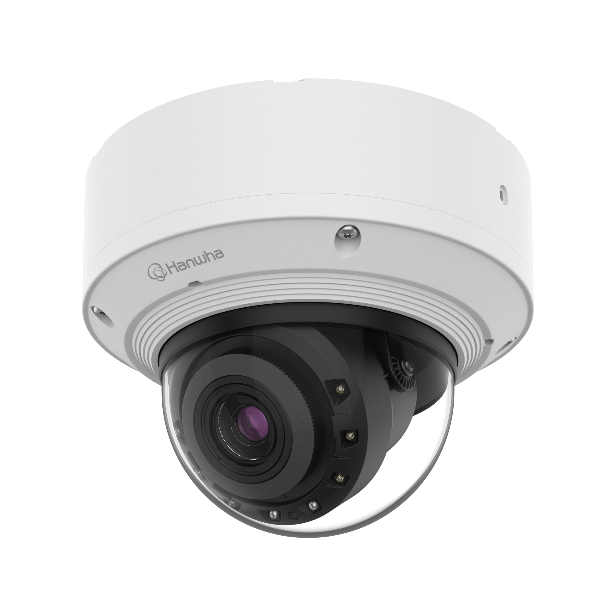 Hanwha PND-A7082RV 4MP IR Indoor Vandal Dome AI Camera