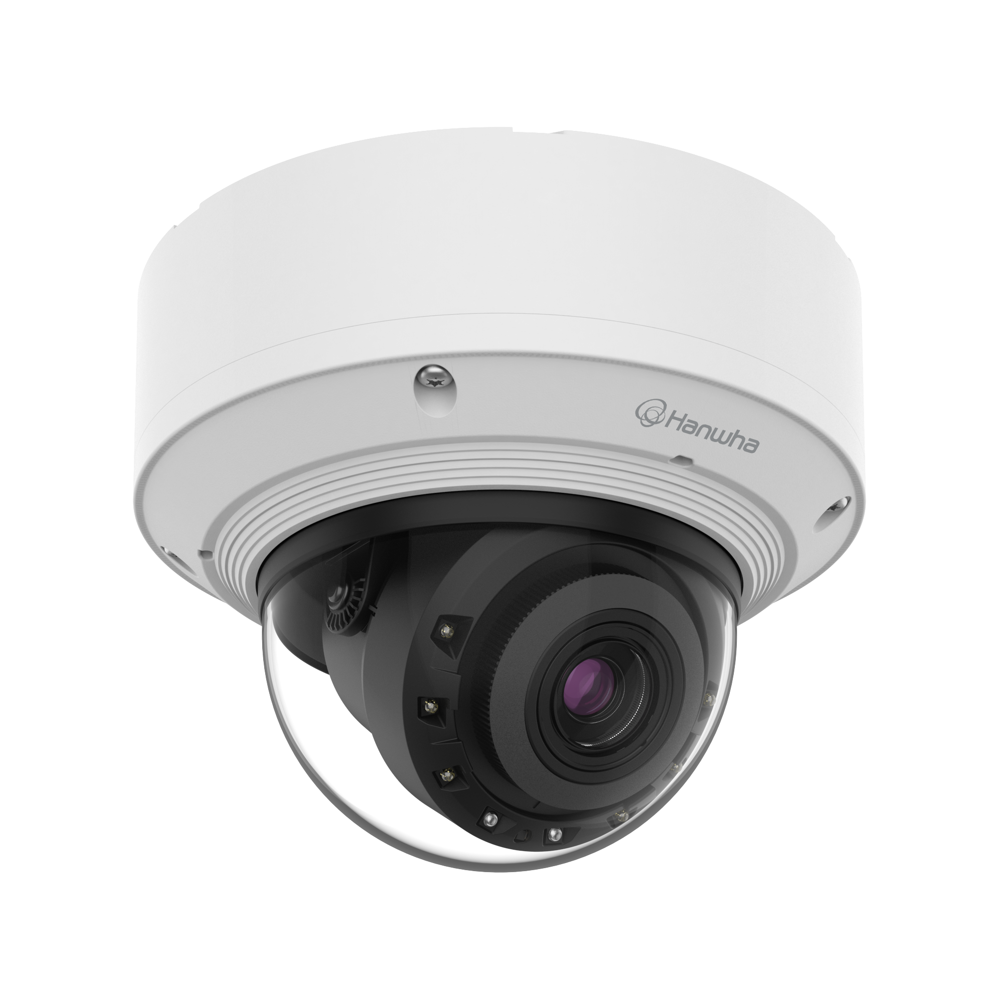 Hanwha PND-A9082RV 8MP IR Indoor Vandal Dome AI Camera