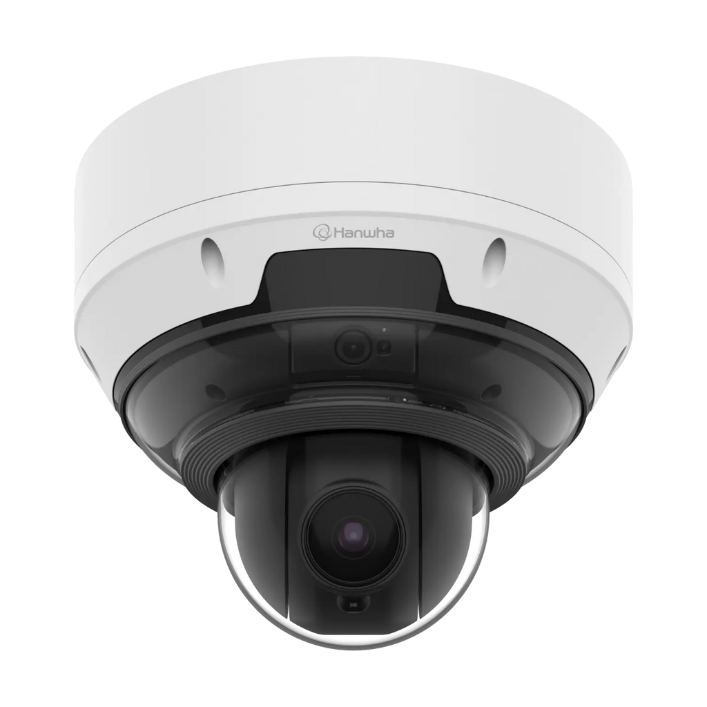 Hanwha PNM-C19183RVTP 3CH + PTZ, AI, IR Multi directional outdoor came