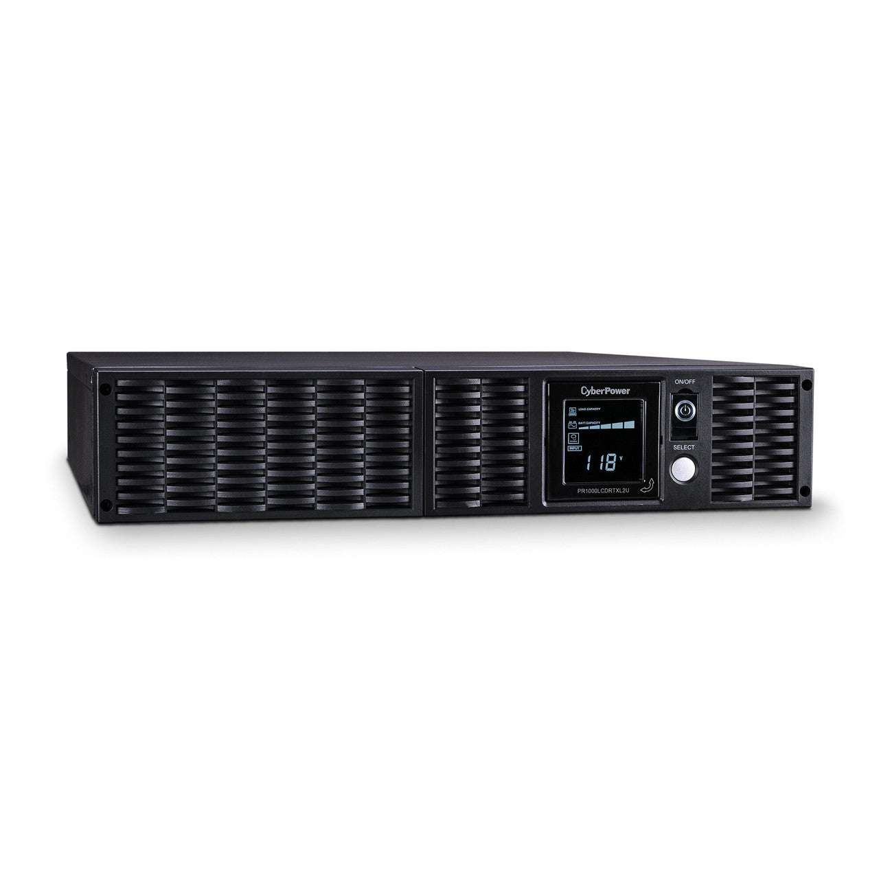 CyberPower PR1000LCDRTXL2UTAA TAA Compliant 1000VA / 900W Pure Sinewave, 0.9 PF, Line-Interactive UPS with LCD
